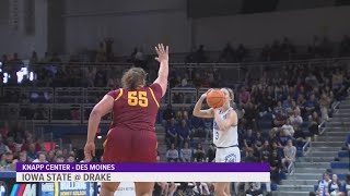 Drake basketball takes down ISU 8573 [upl. by Ariajaj]