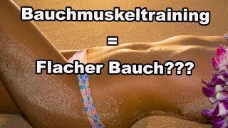 Bauchfett Weg Übungen  Reicht reines Bauchmuskeltraining für flachen Bauch  Abnehmen  Ernährung [upl. by Henrion868]