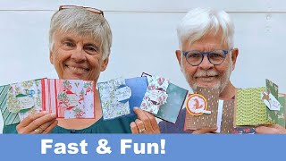 Craft a Beautiful Fold Card Effortlessly in Just 3 Minutes [upl. by Adnert820]