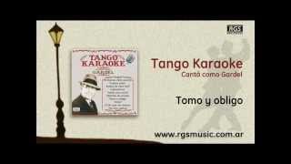 Tango Karaoke  Cantá como Gardel  Tomo y obligo [upl. by Sean]