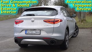 2023 Alfa Romeo Stelvio 20 Turbo Ti Q4 280 PS TEST DRIVE [upl. by Zoi154]