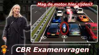 CBR Motor Theorie Examen Vragen 2024 [upl. by Nitsirk]