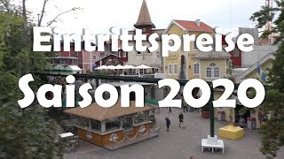 EUROPAPARK Eintrittspreise Sommersaison 2020 [upl. by Dart]