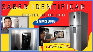 Como interpretar destello de led 3 de refrigerador samsung Rt38 [upl. by Marten]