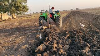 Deutz Fahr tractor 50 HP with Plow [upl. by Dolly]