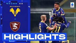 VeronaSalernitana 10  Verona unbeaten run continues Goal amp Highlights  Serie A 202223 [upl. by Agle]