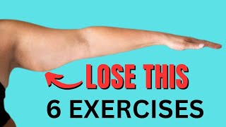 Flabby Arms 6 Triceps Exercises to Tone and Tighten Underarms Age 50 [upl. by Zilvia]