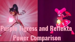 Purple Tigress and Reflekta Clout Comparison  Miraculous 🐞🐾 [upl. by Mahmud]