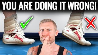 STOP Doing these Footwork Mistakes in Boxing [upl. by Eiramyma29]