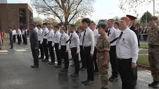 Cirencester College Remembrance Service 2023 [upl. by Nemzaj457]