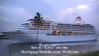 Regent Seven Seas Mariner Sail Away from Port Everglades Inlet on 1152009 [upl. by Jobye]