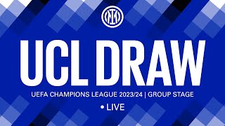 LIVE STREAMING  202324 CHAMPIONS LEAGUE DRAW 🔮⚫️🔵 [upl. by Loftus]