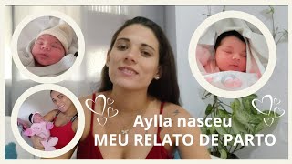 MEU RELATO DE PARTO PELO SUS  PARTO NORMAL COM ANALGESIA [upl. by Sabina]