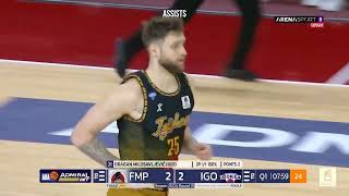 Mihailo Boskovic  Igokea  202324 International Highlights [upl. by Meldon]