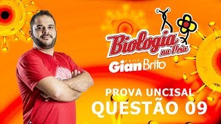 PROVA UNCISAL QUESTÃO 9  BIOLOGIA NA VEIA COM PROF GIAN BRITO [upl. by Nader]