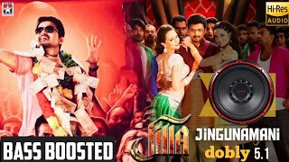 JingunamaniBASS🎧 BOOSTED Song Tamil  Jilla Movie  Vijay  D lmman Musical tamil vijay [upl. by Singer498]