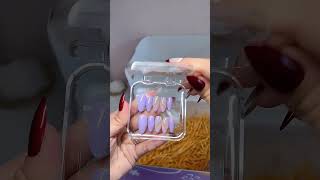 asmr  French Tip Nails orders  Pack with me again  Custom Design Nails pressonnails [upl. by Eniarol]