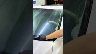 Automotive Oil Film Cleaning Brush  Car Glass Oil Film Remover  Oil Film Cleaning Brush [upl. by Idnahr]