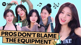 CC ITZY sings quotGOLDquot live with broom mics 🧹 ㅣ KPop ON Playlist Take Over [upl. by Merta863]