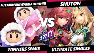 Sumapa 162 TOP 8  Shuton Pyra Mythra Vs FutarinoKiwamiAhhhh Ice Climbers Smash Ultimate [upl. by Averat]