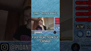 REACTION GHALI  NIENTE PANICO ghali rap reaction [upl. by Esilram438]