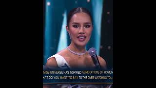 QnA missuniverse Thailand 2024 [upl. by Spearman694]