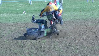 2023 TITANS OF TALLINGTON GRASSTRACK  ZAK BATEY CRASH [upl. by Dewees119]