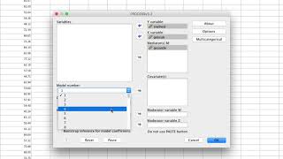 Mediation analysis in SPSS [upl. by Nwahser293]