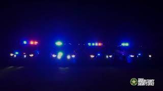 Marion County Sheriffs Office creates beautiful holiday light show with patrol vehicles [upl. by Kosel]