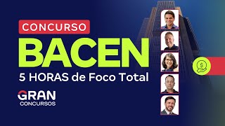 Concurso BACEN  5 HORAS de Foco Total [upl. by Ronica959]