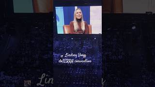 Lindsey Vonn champion skier speaking at doTERRA convention in Salt Lake City Utah [upl. by Yffub385]