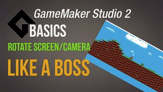 Rotate screencamera like a boss  Game Maker Studio 2  Basics [upl. by Warfold971]