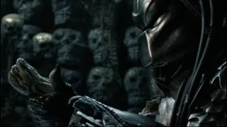 Alien vs predator 🎬  Scar predator fatality a chestbuster [upl. by Ennaeiluj]