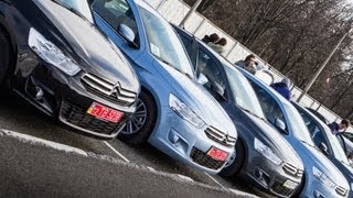 Видео с тестдрайва Citroen CElysee от InfoCarua [upl. by Aihsoem]