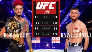 SEAN OMALLEY vs MERAB DVALISHVILI FULL FIGHT UFC 306 [upl. by Yenduhc134]