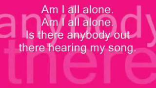 Alone  Claude Kelly lyrics [upl. by Crotty767]