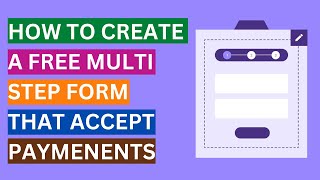 Free WordPress Multi Step Form That Accept Payments  How to create a MultiStep form [upl. by Farnsworth]