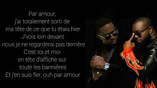 Dadju  Par amour  ft Maître Gims paroles [upl. by Bate]