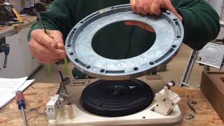 Garrard Type A Turntable Restoration By Darrel Bostow [upl. by Oinafipe]