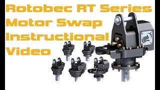 Rotobec RT Series Rotation  Motor Swap Instructional Video [upl. by Niamart3]