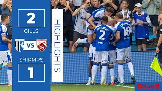 HIGHLIGHTS  Gillingham 2 Morecambe 1 [upl. by Annabelle]