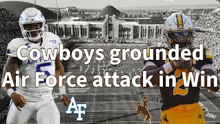 Air Force 13 vs Wyoming 14  Cowboys defeat Falcons 3119  Game Highlights 2024 mountainwest [upl. by Shaughn105]