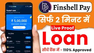 finshell pay loan kaise le 2025  loan app without income proof  finshell pay 2025 [upl. by Kcirednek]