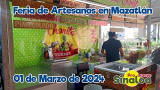 Feria de Artesanos en Mazatlán procedentes de todo el país [upl. by Manvell]