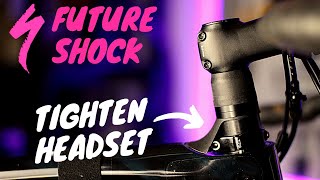 HOW TO Adjust Specialized Future Shock Headset [upl. by Akehsay]