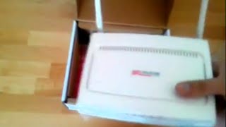 Modem Router Alice WI FI N Modello 2011 ADSL 2 wifi 80211 bgn 125mbps USB  UNBOXING [upl. by Ishii]