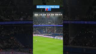 Auteuil est magique  Coup denvoi de PSG Nice dans 25 minutes psg feuilledematch ambiancepsg [upl. by Cissej]