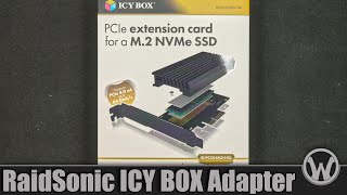 RaidSonic ICY BOX IBPCI214M2HSL  Unboxing No Commentary [upl. by Prudy]