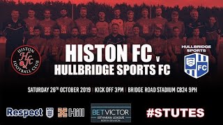 Histon 2 Hullbridge Sports 1 Isthmian League North 26th October 2019 [upl. by Lewse]