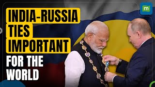 PM Modi IndiaRussia Partnership Important in Contemporary World  Highest Russian Civilian Award [upl. by Auka858]